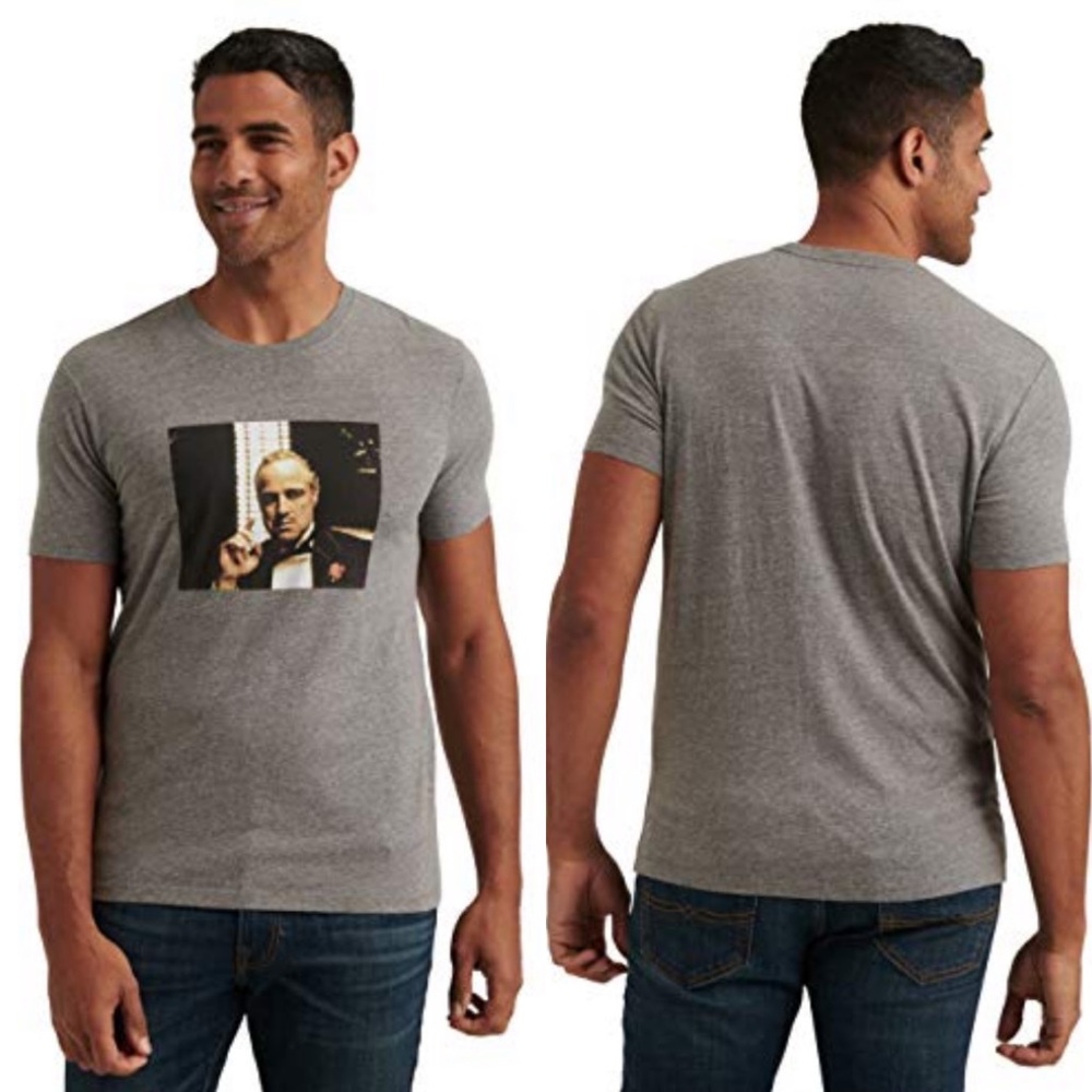 Lucky Brand Paramount Brando Godfather Men's Short Sleeve Crew Neck